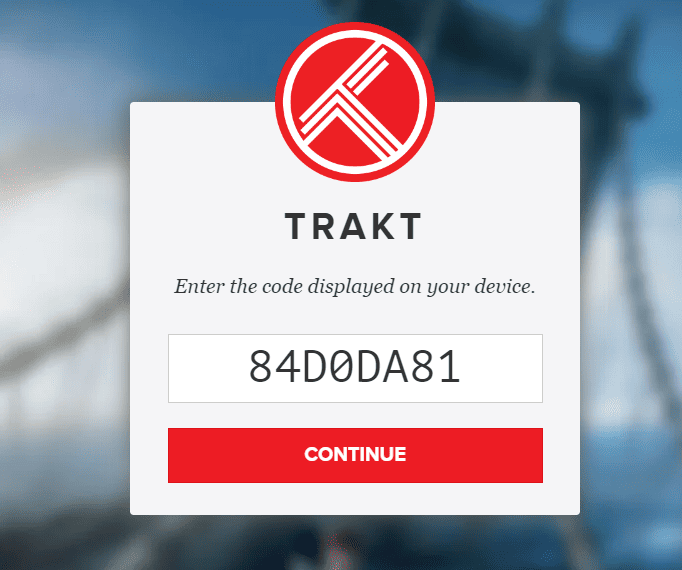 Activate-your-device-Trakt