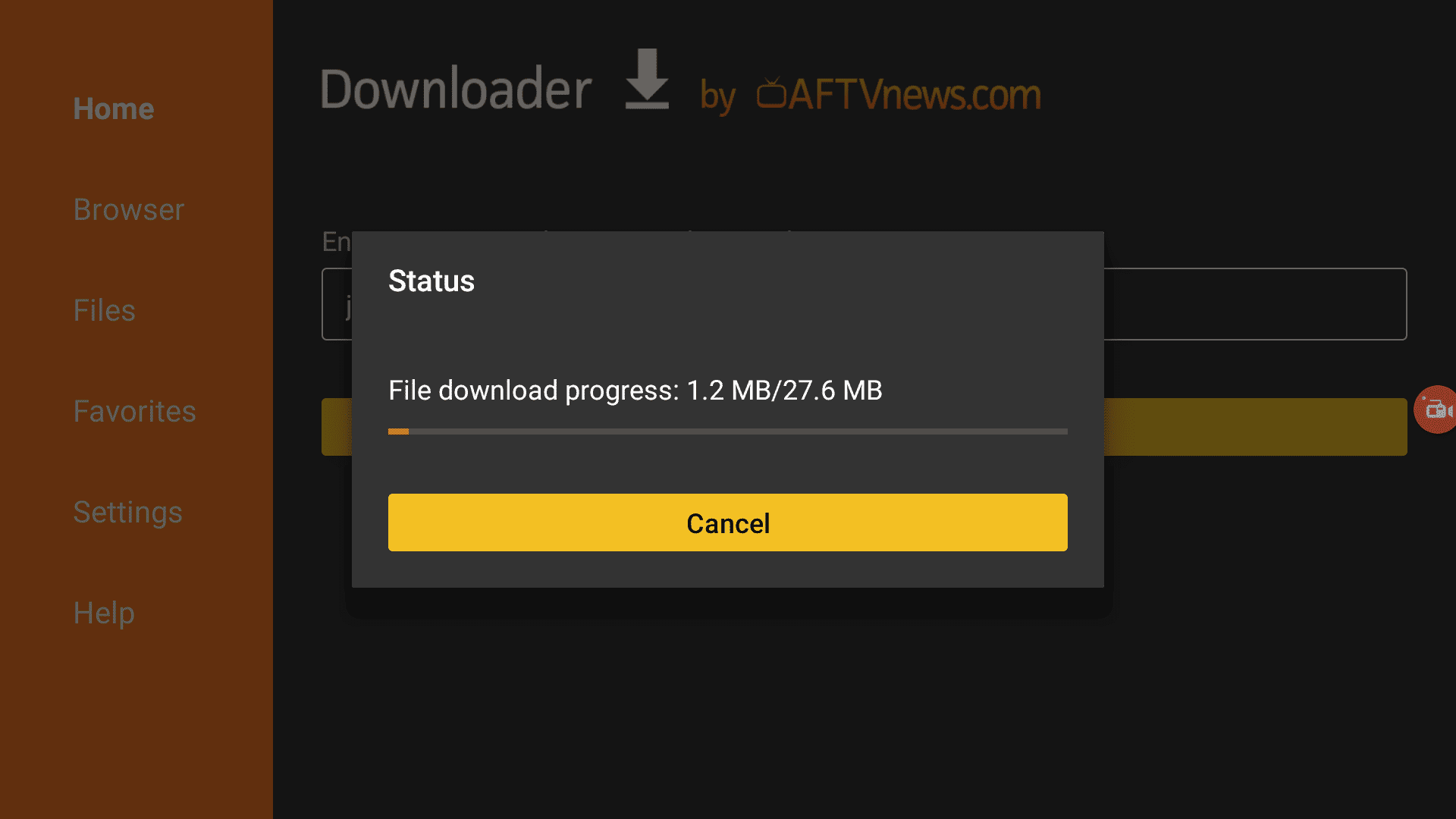 Downloader-Cyberflix-tv-progress