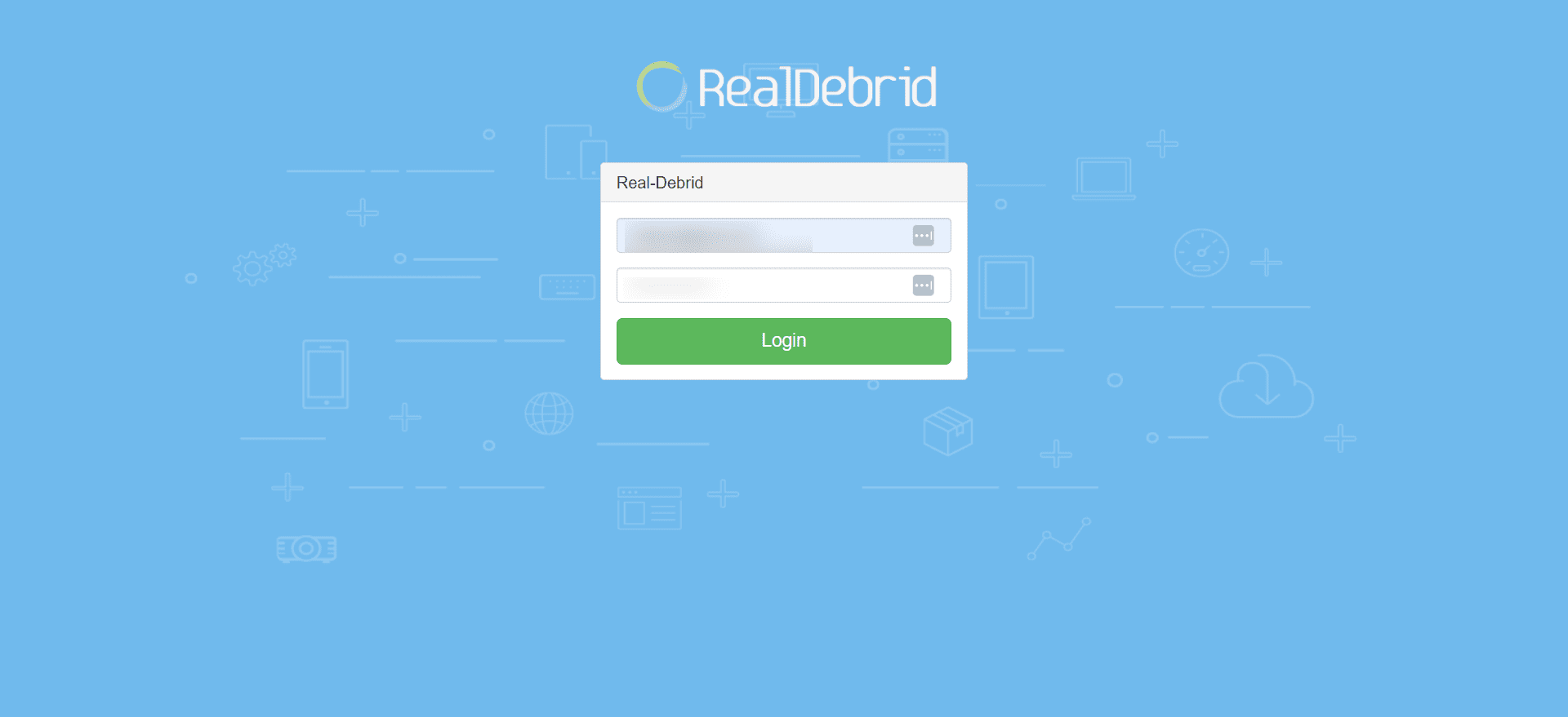 login real debrid