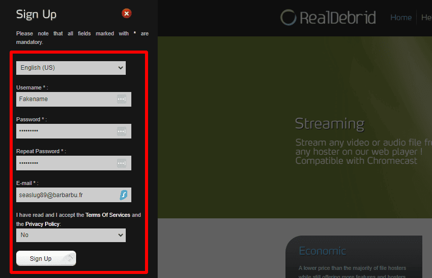 Real-Debrid-signup-details