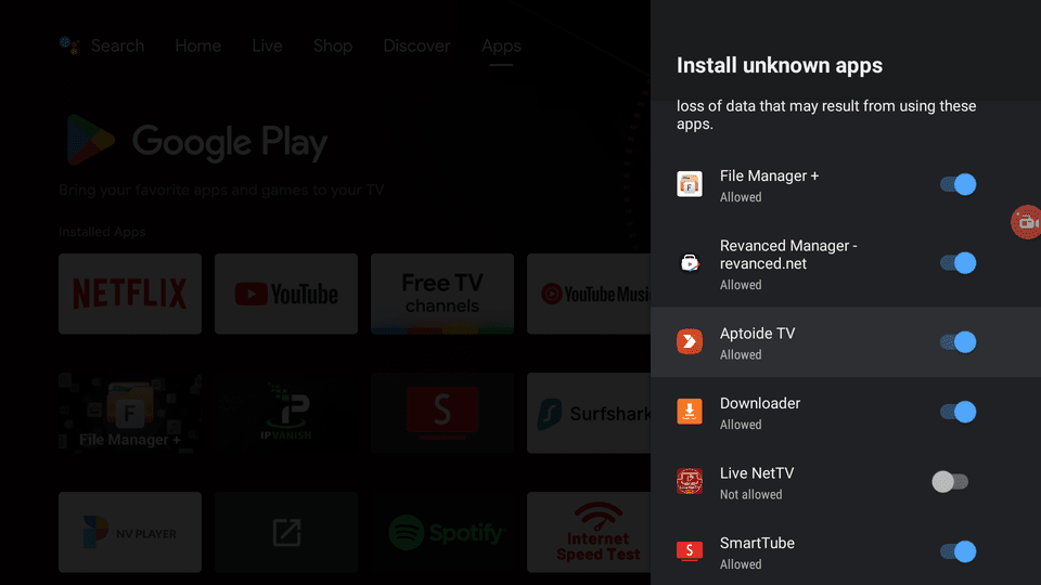allow-aptoide-tv