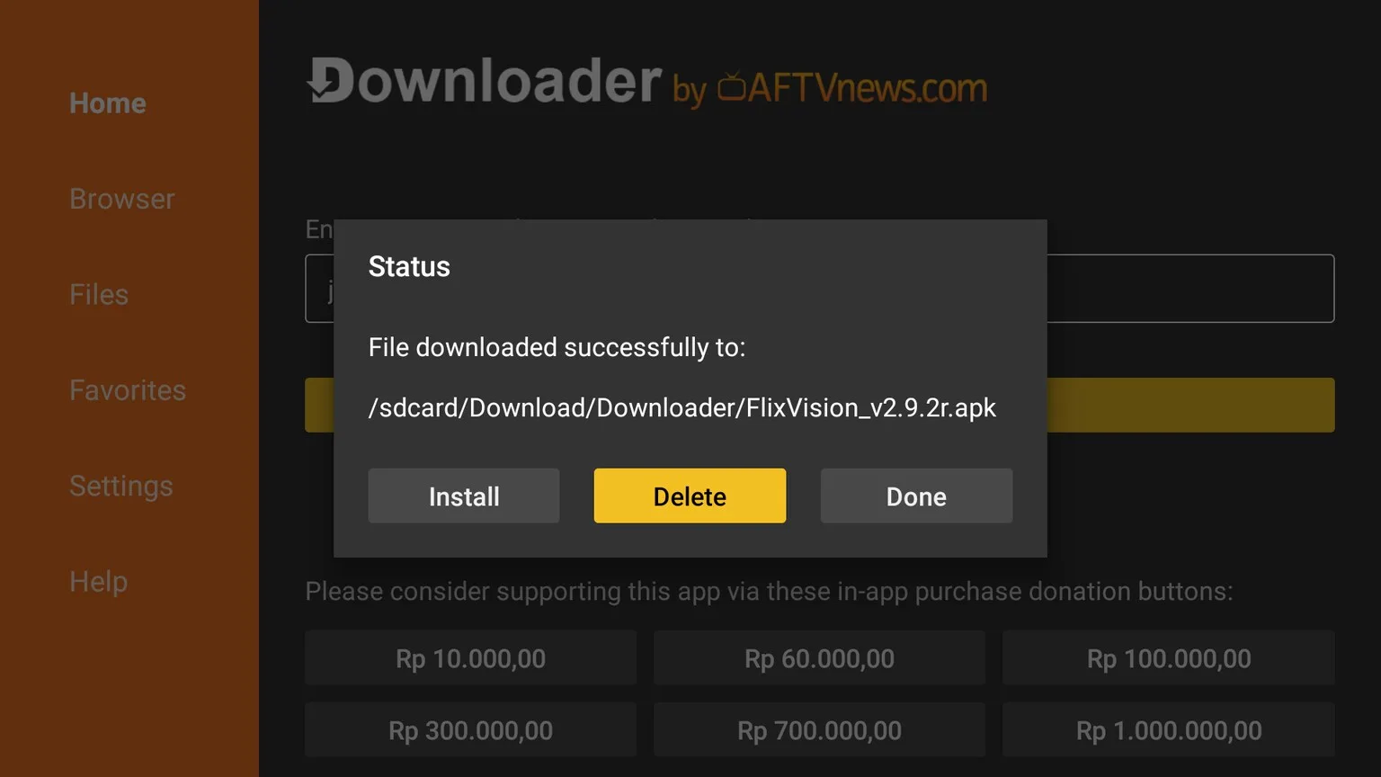 delete-flix-vision-apk