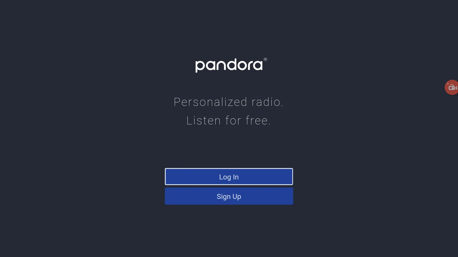 pandora-log-in-android-tv