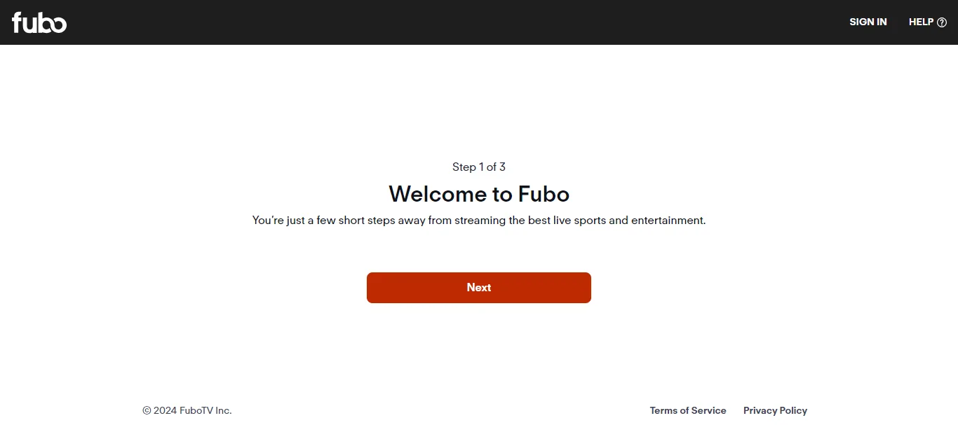 Fubo-sign-up-welcome